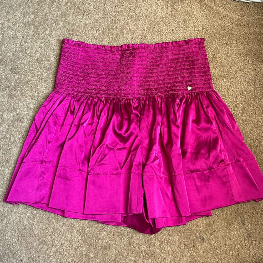NATURAL LIFE HOT PINK DAISY CHAIN SKORT